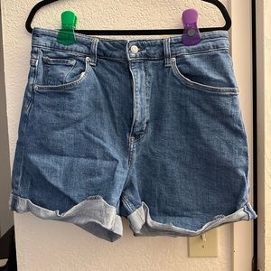 High waist Jean Shorts